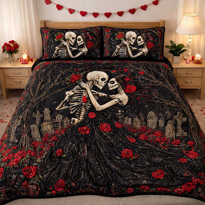 Skeleton Romance Duvet Cover Set GFTOHD13309