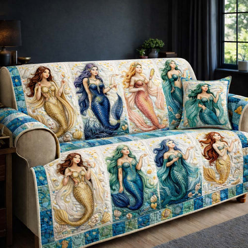 Siren Sisters Quilted Sofa Cover GFTOHD13355
