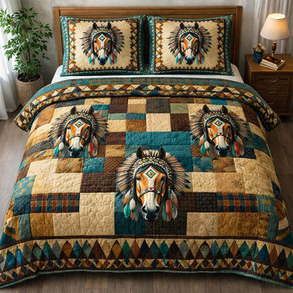 Tribal Horse Spirit Duvet Cover Set GFTOHD13366
