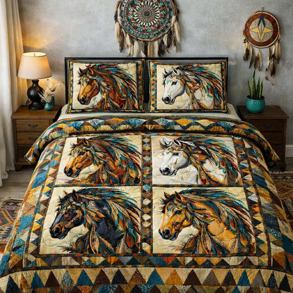 Native Horse Heritage Duvet Cover Set GFTOHD13367