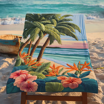 Tropical Palm Escape Beach Towel GFTOHD13383
