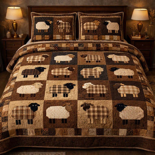 Rustic Sheep Farm Duvet Cover Set GFTOHD13401
