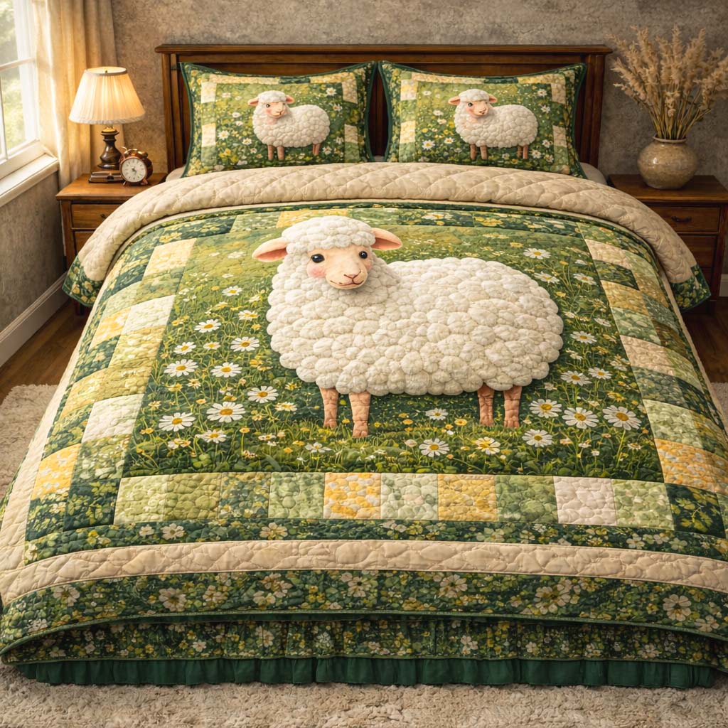 Daisy Lamb Dream Duvet Cover Set GFTOHD13405