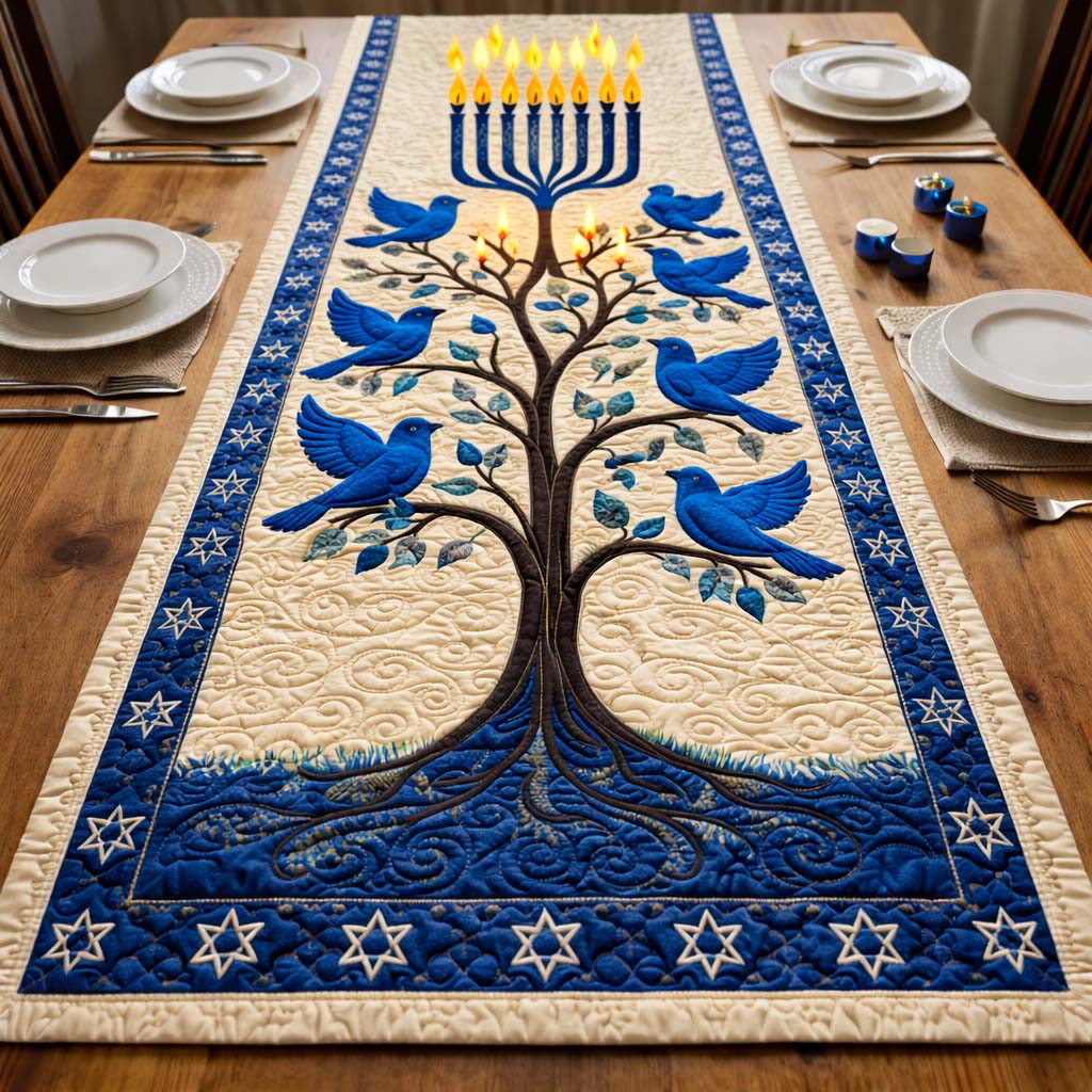 Tree of Light Quilted Table Runner GFTOHD13468