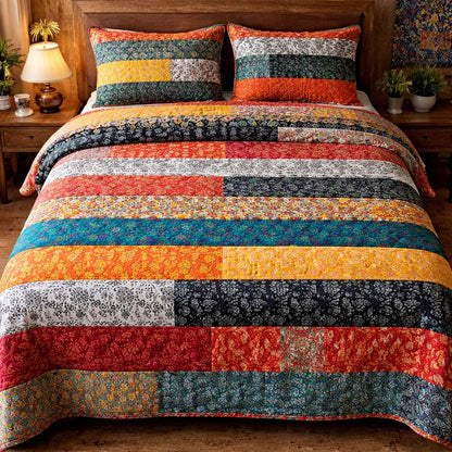 Boho Stripe Harmony Duvet Cover Set GFTOHD13482