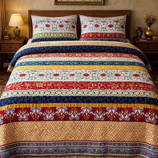 Vintage Boho Garden Duvet Cover Set GFTOHD13487