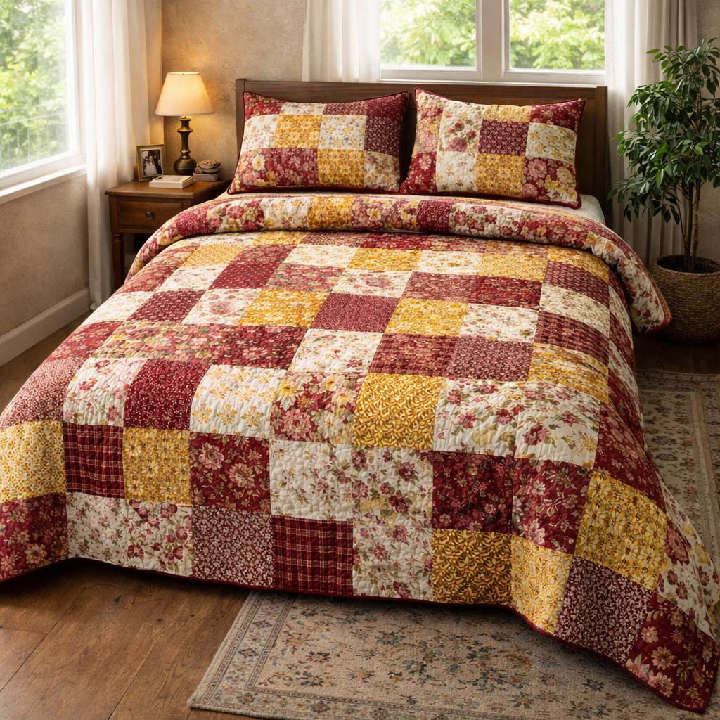 Classic Boho Indigo Duvet Cover Set GFTOHD13489