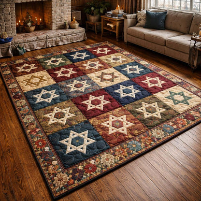 Patchwork Starfield Area Rug GFTOHD13506