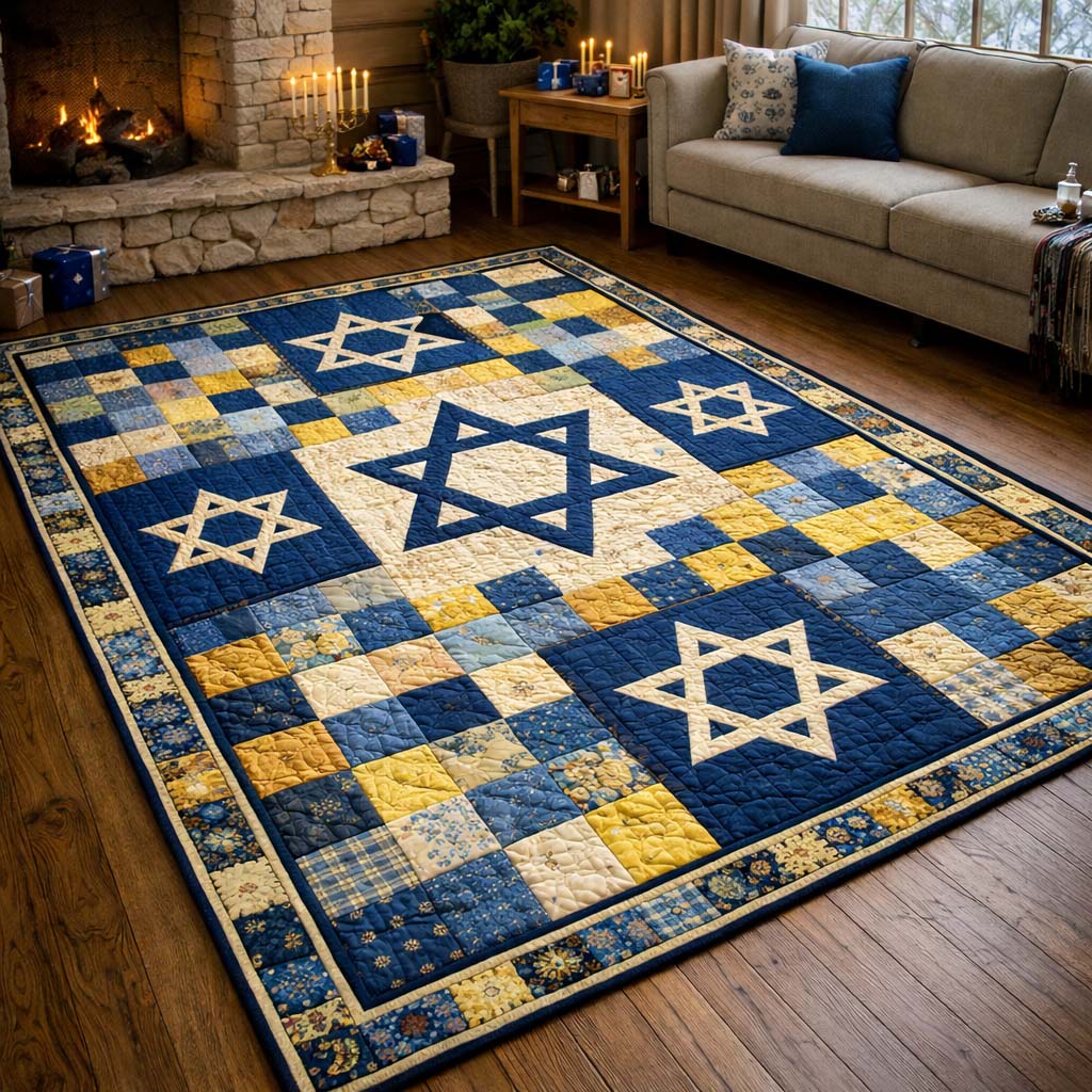 Blue Star Harmony Area Rug GFTOHD13512