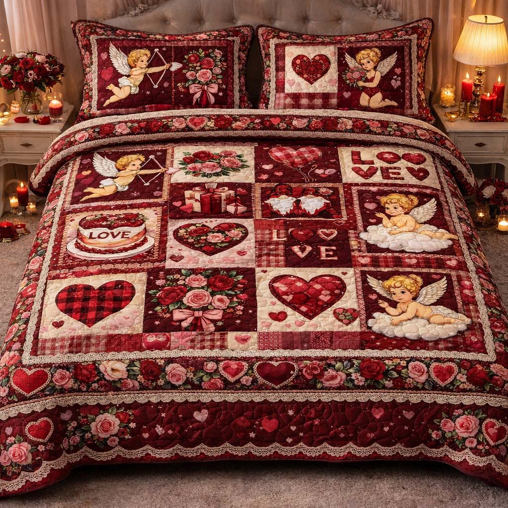 Romantic Valentine Duvet Cover Set GFTOHD13547