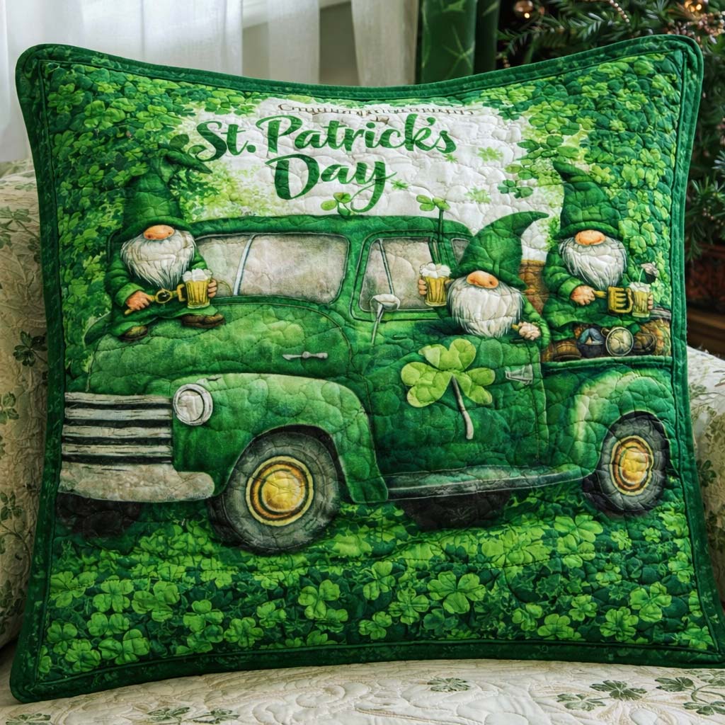 St. Patrick Ride Quilted Pillow Case GFTOHD13571