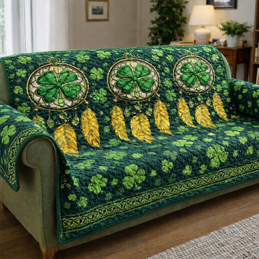 Clover Dreamcatcher Quilted Sofa Cover GFTOHD13592