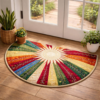 Radiant Sunburst Quilted Welcome Mat GFTOHD13684