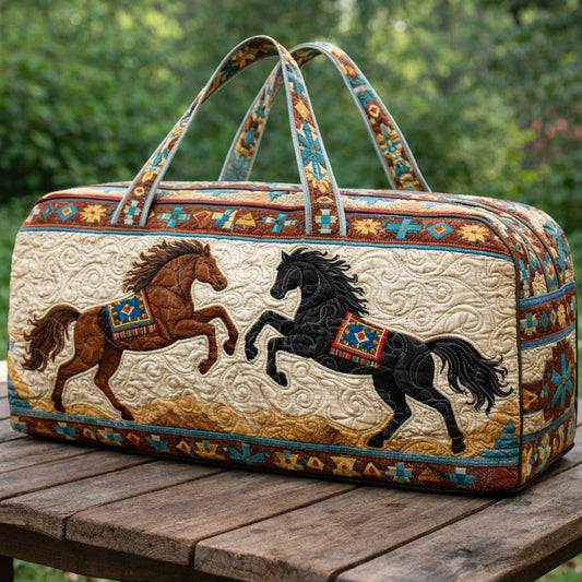 Twin Horse Legacy Quilted Duffle Bag GFTOHD13714
