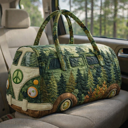 Evergreen Forest Ride Quilted Duffle Bag GFTOHD13764