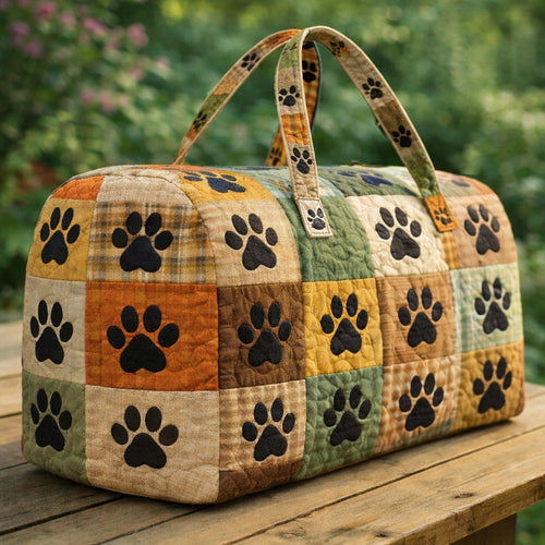 Rustic Paw Traveler Quilted Duffle Bag GFTOHD13769