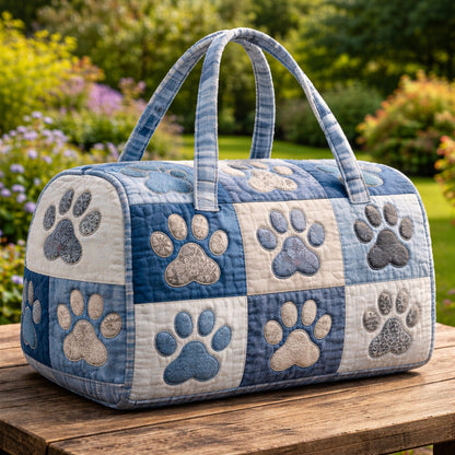Blue Paw Journey Quilted Duffle Bag GFTOHD13770