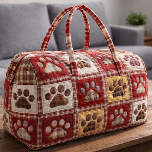 Autumn Paw Camper Quilted Duffle Bag GFTOHD13772