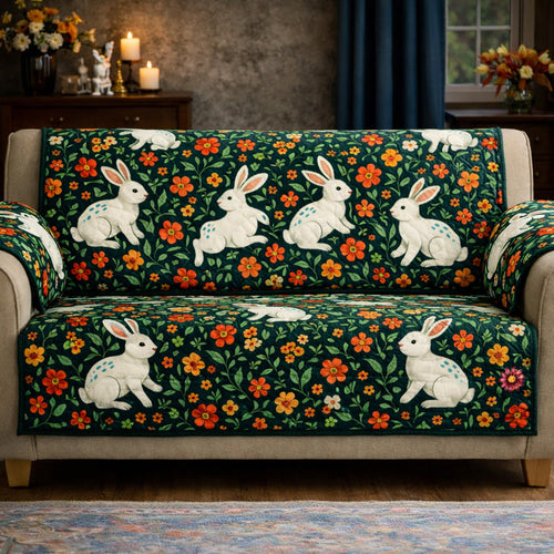 Easter Bunny Quilted Sofa Cover GFTOHD13803