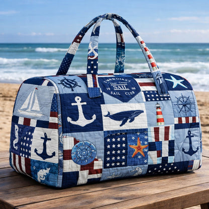 Coastal Sail Heritage Quilted Duffle Bag GFTOHD13813