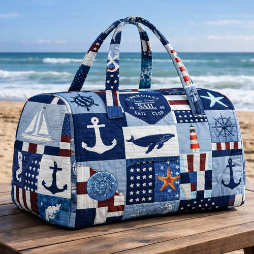Coastal Sail Heritage Quilted Duffle Bag GFTOHD13813