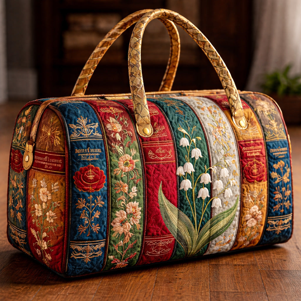 Golden Lily Archives Quilted Duffle Bag GFTOHD13824