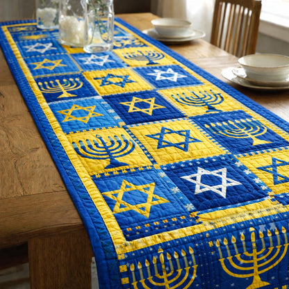 Blue Star Celebration Quilted Table Runner GFTOHD13857