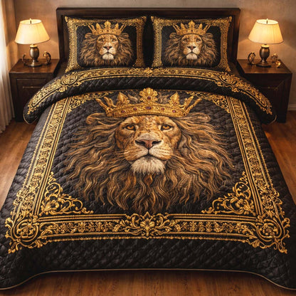 Crowned Majesty 3-Piece Quilted Bedding Set GFTOHD14163