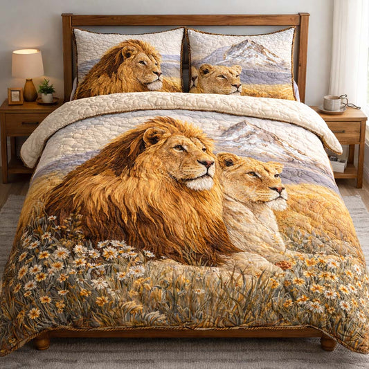 Savanna Devotion 3-Piece Quilted Bedding Set GFTOHD14170