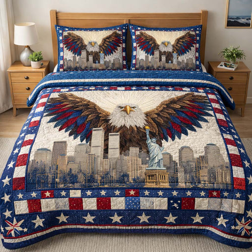Empire Guardian 3-Piece Quilted Bedding Set GFTOHD14185