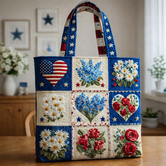 Freedom Garden Quilted Tote Bag GFTOHD14293