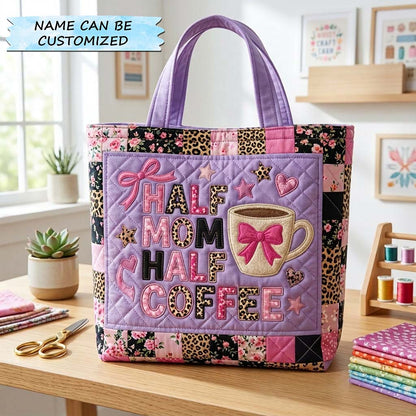 Cozy Mood Vibes Quilted Tote Bag GFTOHD14399