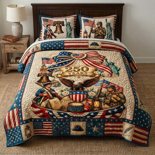 Patriot Legacy 3-Piece Quilted Bedding Set GFTOHD14427