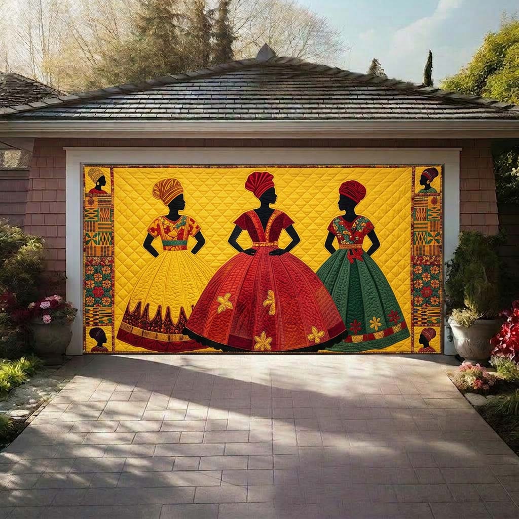 Golden Queens Garage Door Banner GFTOHD14454