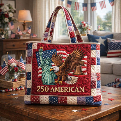 Patriot Spirit Quilted Tote Bag GFTOHD14496