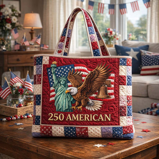 Patriot Spirit Quilted Tote Bag GFTOHD14496