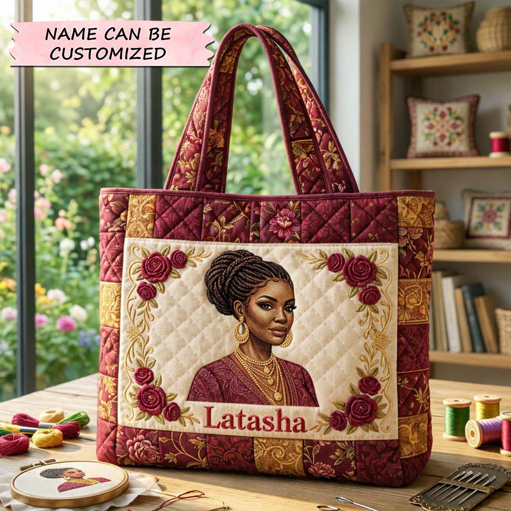 Ruby Grace Queen Quilted Tote Bag QTCUZ GFTOHD14538