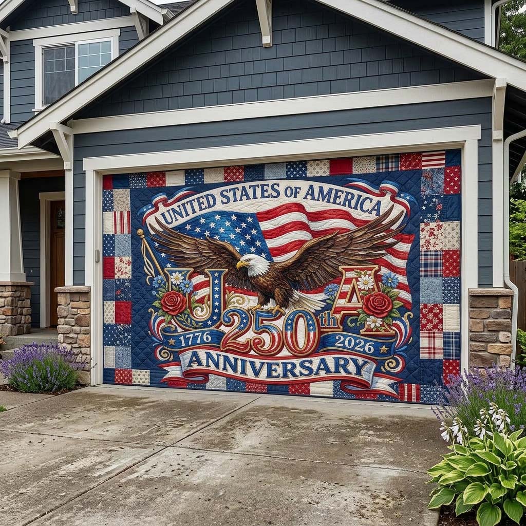Eagle Pride USA Garage Door Banner GFTOHD14547