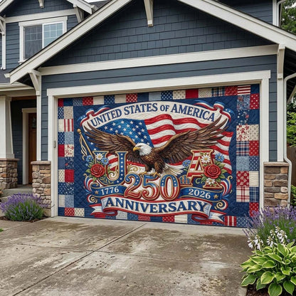 Eagle Pride USA Garage Door Banner GFTOHD14547