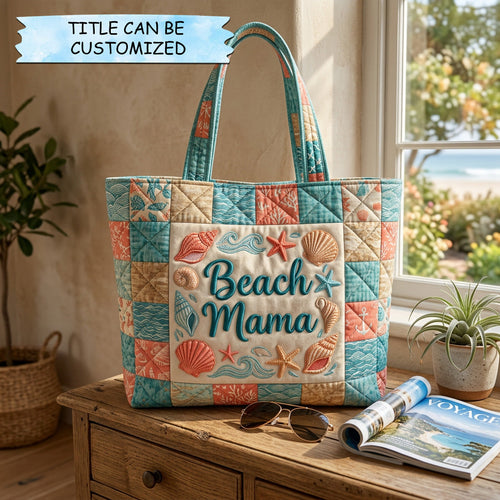 Coastal Breeze Patch Quilted Tote Bag QTCUZ GFTOHD14581