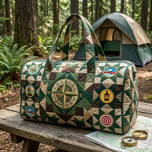 Compass Explorer Quilted Duffle Bag GFTOHD14645