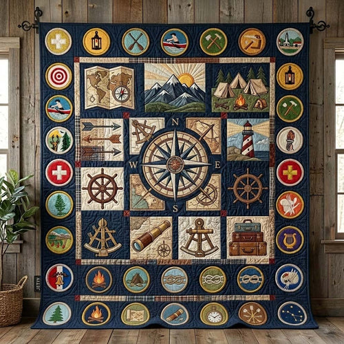 Compass Legacy Quilted Blanket GFTOHD14653