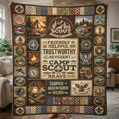 Scout Honor Quilted Blanket GFTOHD14654