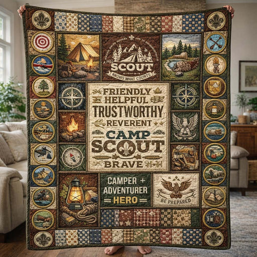 Scout Honor Quilted Blanket GFTOHD14654