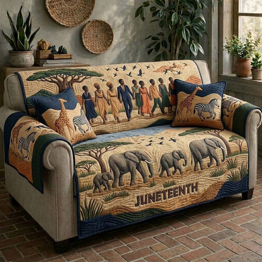 Family Unity Quilted Sofa Cover GFTOHD14697
