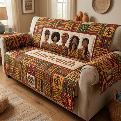 Kente Legacy Quilted Sofa Cover GFTOHD14699