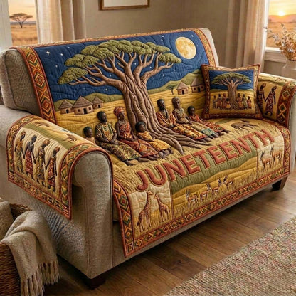 Freedom Roots Quilted Sofa Cover GFTOHD14700