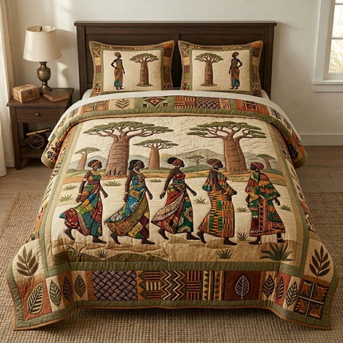 Savanna Journey 3-Piece Quilted Bedding Set GFTOHD14720