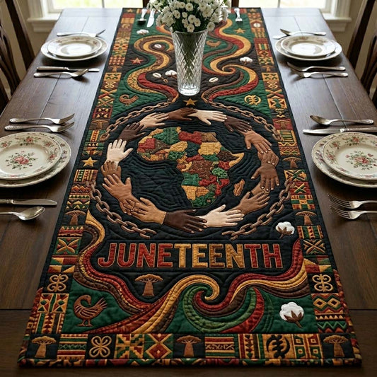 Unity Circle Roots Quilted Table Runner GFTOHD14828