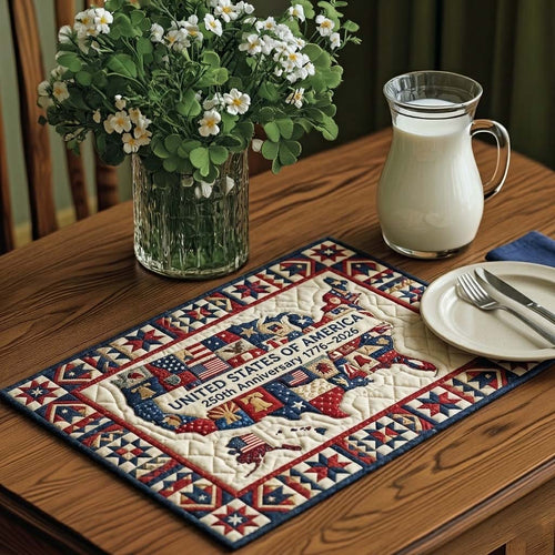 United Legacy Map Quilted Placemat GFTOHD14855